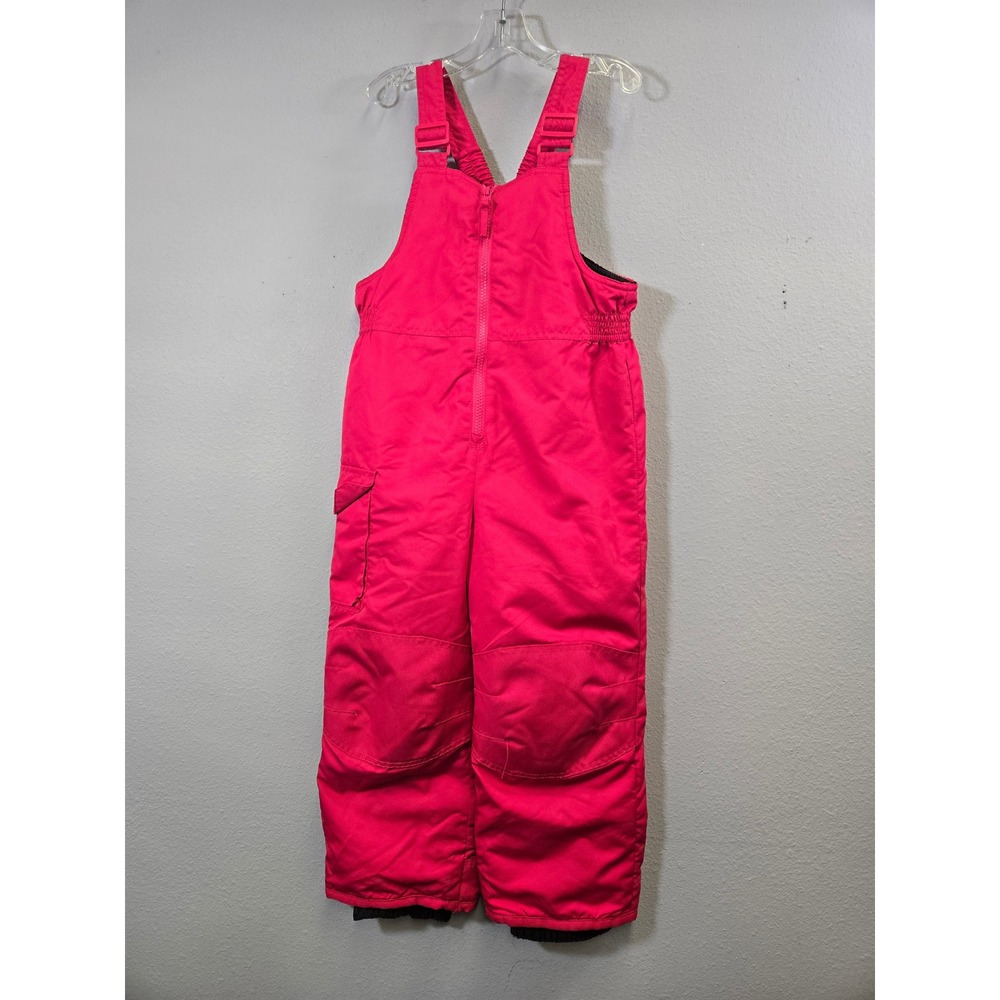 Cherokee Pink Insulated Winter Snow Bib Overalls Ski Pants XS 4/5